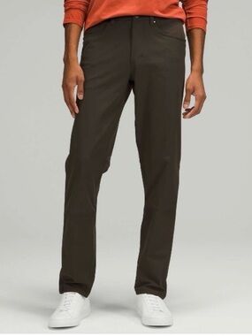 Lululemon ABC Classic-Fit Pant 37" *Warpstreme Dark Olive sz34